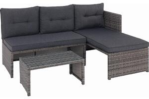 LOUNGE GARNITURA siva