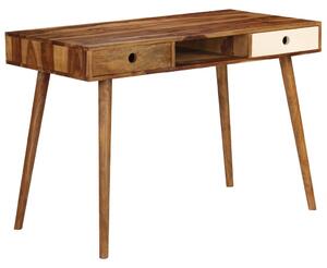 VidaXL Pisaći stol od masivnog drva šišama 110 x 55 x 76 cm