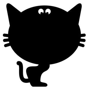 Naljepnica ploča s tekućom kredom Fanastick Cat