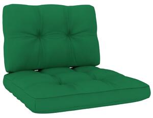 Vrtna stolica sa zelenim jastucima od impregnirane borovine