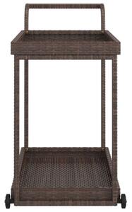 Barska kolica smeđa 100 x 45 x 83 cm od poliratana
