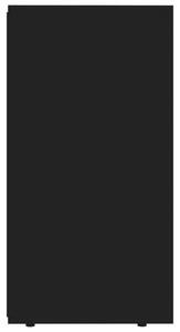Komoda crna 120 x 36 x 69 cm od iverice