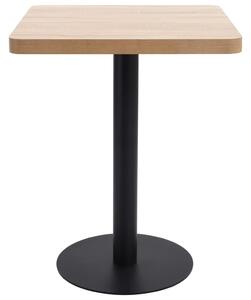 Bistro stol svjetlosmeđi 60 x 60 cm MDF