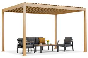Samostojeća pergola za terasu Lagos 3x4 drvena, Garden Point
