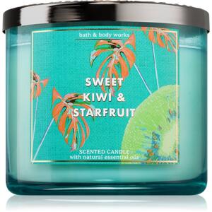 Bath & Body Works Sweet Kiwi & Starfruit mirisna svijeća 411 g