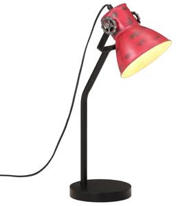 VidaXL Stolna svjetiljka 25 W pohabano crvena 17x17x60 cm E27