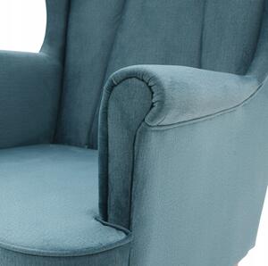 Skandinavska fotelja u sivoj boji