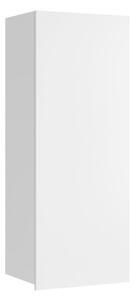 Zidni ormarić PAVO 117x45 cm sjajna bijela