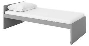 Krevet Fresno E103Jednostruki, Siva, 90x200, Laminirani iveral, Basi a doghePodnice za krevet, 95x206x67cm