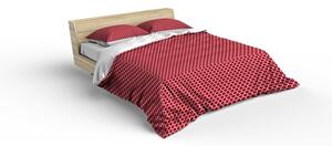 Luksuzna crvena pamučna posteljina