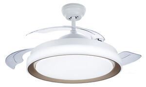 Philips-LED Stropna svjetiljka s ventilatorom LED/35W/230V 5500/4000/2700K+DU zlat