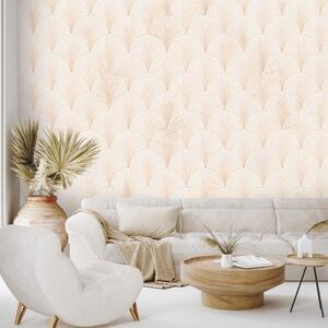Samoljepljiva tapeta bež art deco geometrija