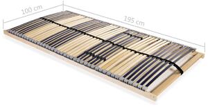 Podnica za krevet s 42 letvice i 7 zona 100 x 200 cm