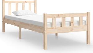 VidaXL Okvir za krevet od masivnog drva 75 x 190 cm 2FT6 jednokrevetni