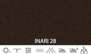 Zondo Kutna garnitura u obliku slova U Alfredo U (tamnosmeđa) (L). 1031248