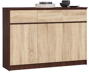 Zondo.hr Komoda Kuwait 3D 3D (wenge + hrast sonoma). Akcija -19%. 1151974