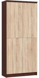Zondo.hr Ormar s policama Rainer II (wenge + hrast sonoma). Akcija -12%. 1152012