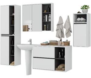 Zondo.hr Kupaonski set Vambos standard (bijela + grafit). Akcija -14%. 1152116