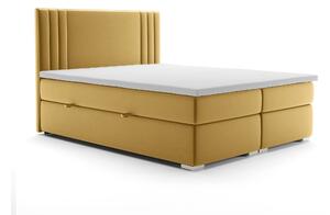 Zondo Bračni krevet Boxspring 140 cm Morcano (žuta) (s prostorom za odlaganje). 1044277