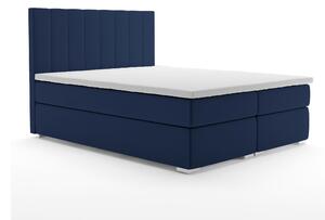 Zondo Bračni krevet Boxspring 140 cm Pugno (tamno plava) (s prostorom za odlaganje). 1044298