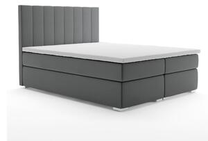Zondo Bračni krevet Boxspring 140 cm Pugno (tamno siva) (s prostorom za odlaganje). 1044304