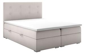 Zondo Bračni krevet Boxspring 160 cm Rinoletto (bež) (s prostorom za odlaganje). 1044314