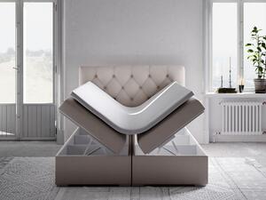 Zondo Bračni krevet Boxspring 140 cm Ronda (bež) (s prostorom za odlaganje). 1044316