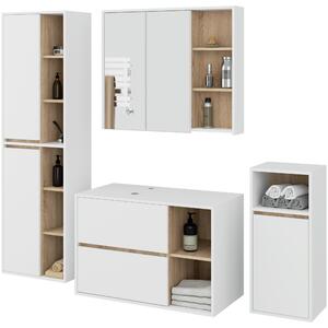 Zondo.hr Kupaonski set Vambos luxe (bijela + hrast sonoma). Akcija -16%. 1152127