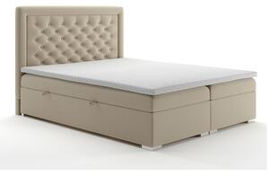 Zondo Bračni krevet Boxspring 140 cm Gllamy (bež) (s prostorom za odlaganje). 1020293