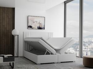 Zondo Bračni krevet Boxspring 160 cm Morcano (krem) (s prostorom za odlaganje). 1020330