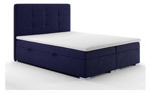 Zondo Bračni krevet Boxspring 180 cm Carla (siva)(s prostorom za odlaganje). 1020305