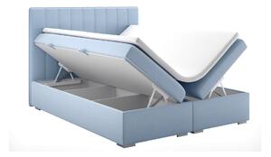 Zondo Bračni krevet Boxspring 140 cm Ranaly (plava) (s prostorom za odlaganje). 1020353