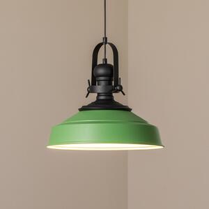 Opviq Viseća lampa za rukotvorine, zelena, metalna, Ø 41 cm, E27, prigušiva, Zelena, Kuhinja, Metal