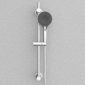 Samodržaća tuš šipka od nehrđajućeg čelika u sjajnoj srebrnoj boji 70 cm - Wenko