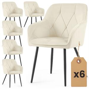 Zondo.hr Set blagovaonskih stolica (6 kom.) Damanto (krem). Akcija -11%. 1152225