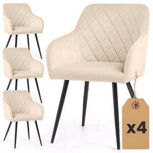 Zondo.hr Set blagovaonskih stolica (4 kom.) Velting (bež). Akcija -10%. 1152244
