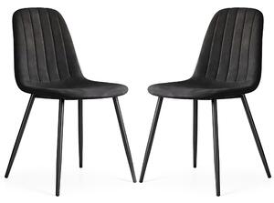 Zondo.hr Set blagovaonskih stolica (2 kom.) Lumbo (crna). Akcija -15%. 1152360