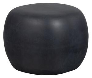 Antracitno sivi okrugli stolić za kavu ø 50 cm Pebble – vtwonen