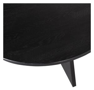 Crni okrugli stolić za kavu ø 90 cm Fries – Basiclabel