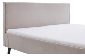 Bež tapecirani bračni krevet 180x200 cm Leira – Meise Möbel