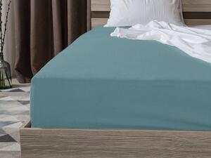 Jersey plahta EXCLUSIVE tirkizna 180 x 200 cm
