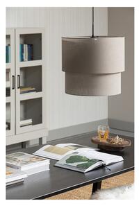 Svjetlo smeđa viseća svjetiljka s tekstilnim sjenilom ø 45 cm Kelk – Basiclabel