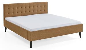 Smeđi tapecirani bračni krevet 180x200 cm Empire – Meise Möbel