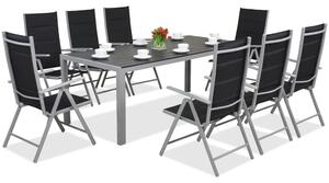 Aluminijski vrtni namještaj s velikim Polywood Verona stolom za 8 osoba Garden Point
