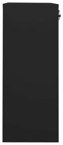 Uredski ormarić crni 90 x 40 x 102 cm čelični