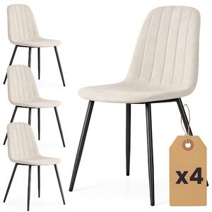 Set blagovaonskih stolica (4 kom.) Lumbo (bež)