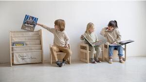 Dječje stolice od borovine u setu od 2 kom Montessori - Little Nice Things