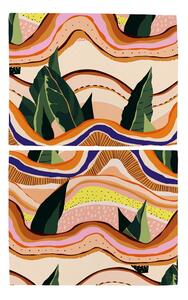 Set od 2 pamučna podmetača Butter Kings Abstract Landscape
