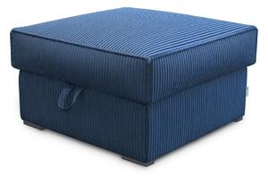 Tamno plavi taburet SMART COSARO s prostorom za pohranu, 65x65 cm