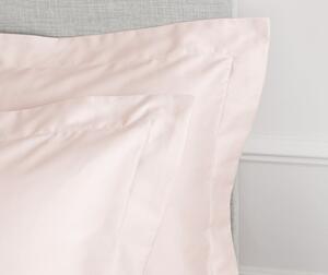 Set od 2 ružičaste jastučnice od pamučnog satena Bianca Oxford, 50 x 75 cm